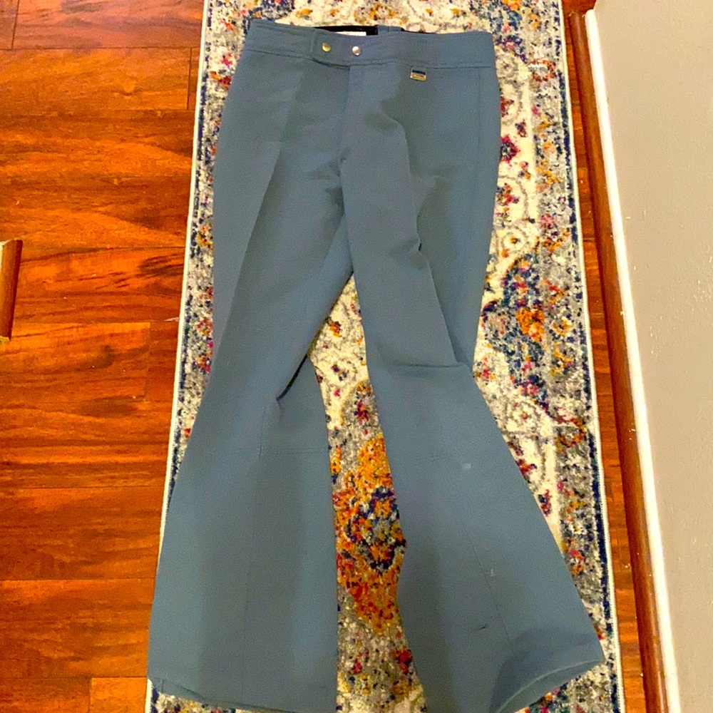 Mens OSSI Skii Snowboarding Pants Light Sky Blue Navy 34l waist skiwear large